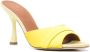 Malone Souliers 95mm sculpted heeled mules Yellow - Thumbnail 2