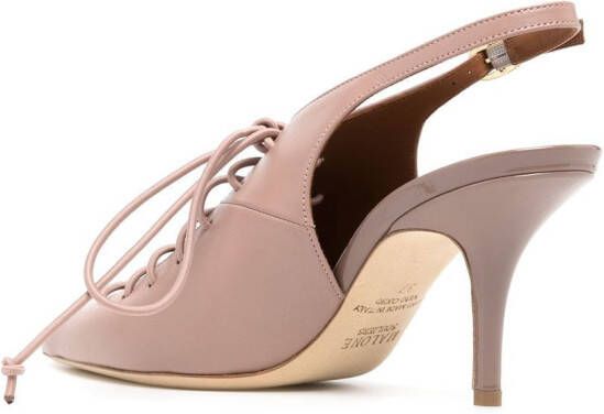 Malone Souliers Alessandra 70mm slingback sandals Neutrals