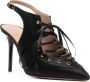 Malone Souliers Alessandra 85mm lace-up pumps Black - Thumbnail 2
