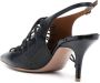 Malone Souliers Alessandra 90mm lace-up fastening pumps Black - Thumbnail 3