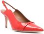 Malone Souliers ankle-strap glossy-finish pumps Red - Thumbnail 2