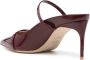 Malone Souliers Aurora 70mm leather mules Red - Thumbnail 3