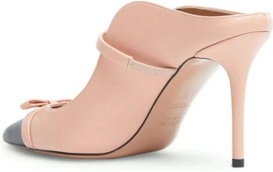 Malone Souliers Blanca 85mm leather mules Pink