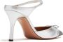 Malone Souliers Blythe 80mm leather mules Silver - Thumbnail 2