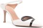 Malone Souliers Bonnie 80mm leather mules White - Thumbnail 2