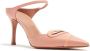 Malone Souliers Bonnie 90mm leather mules Pink - Thumbnail 2