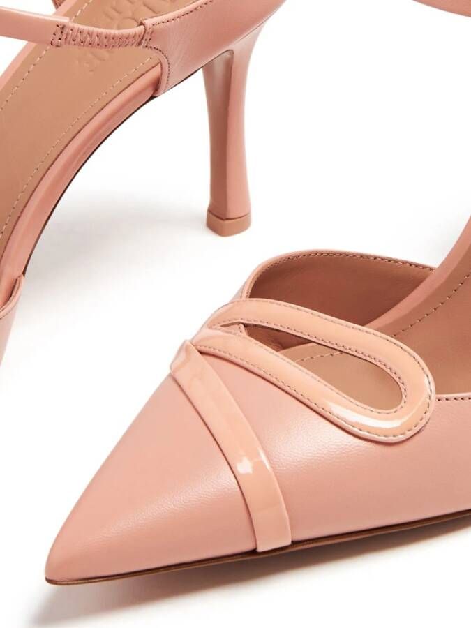 Malone Souliers Bonnie 90mm leather mules Pink