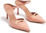 Malone Souliers Bonnie 90mm leather mules Pink - Thumbnail 5