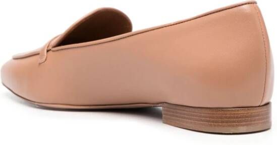 Malone Souliers Bruni flat leather loafers Neutrals