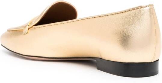 Malone Souliers Bruni metallic leather loafers Gold
