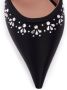 Malone Souliers Cassie 90mm crystal-embellished pumps Black - Thumbnail 4