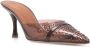 Malone Souliers crystal-embellished 80mm leather mules Brown - Thumbnail 2