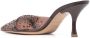 Malone Souliers crystal-embellished 80mm leather mules Brown - Thumbnail 3