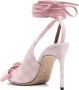 Malone Souliers Emily 95mm bow-detail pumps Pink - Thumbnail 3