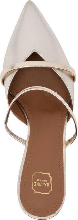Malone Souliers Frankie 45mm mules Gold