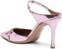 Malone Souliers Frankie 85mm denim sandals Pink - Thumbnail 3
