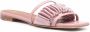 Malone Souliers gathered-panel leather sandals Pink - Thumbnail 2