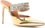 Malone Souliers Jolie 90mm leather mules Gold - Thumbnail 2