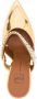 Malone Souliers Jolie 90mm leather mules Gold - Thumbnail 4
