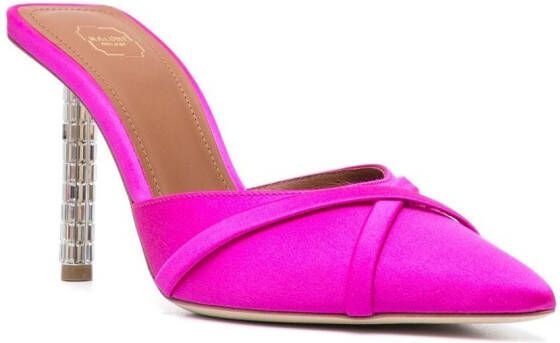 Malone Souliers Josephine pointed-toe mules Pink