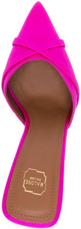 Malone Souliers Josephine pointed-toe mules Pink