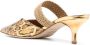Malone Souliers leopard-print 60mm leather mules Gold - Thumbnail 3