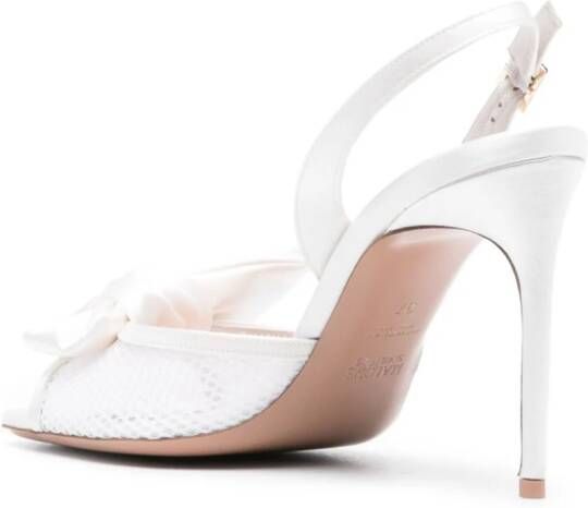 Malone Souliers Maera 90mm slingback sandals White