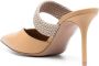 Malone Souliers Maisie 90mm leather mules Neutrals - Thumbnail 3