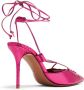 Malone Souliers Marianna 85mm embossed lizard-skin pumps Pink - Thumbnail 3