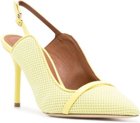 Malone Souliers Marion 85 80mm leather pump Yellow