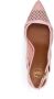 Malone Souliers Marion 85mm mesh slingback pumps Pink - Thumbnail 4