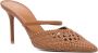Malone Souliers Marla 80mm woven mules Brown - Thumbnail 2