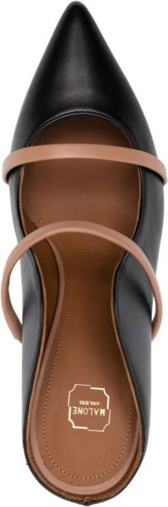 Malone Souliers Maureen 100mm leather mules Black