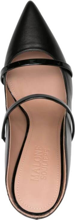 Malone Souliers Maureen 100mm leather mules Black
