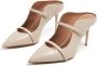 Malone Souliers Maureen 100mm leather mules Neutrals - Thumbnail 5