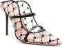 Malone Souliers Maureen 100mm leather mules Pink - Thumbnail 2