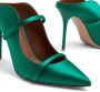 Malone Souliers Maureen 100mm leather pumps Green - Thumbnail 2