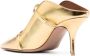 Malone Souliers Maureen 70mm leather mules Gold - Thumbnail 3