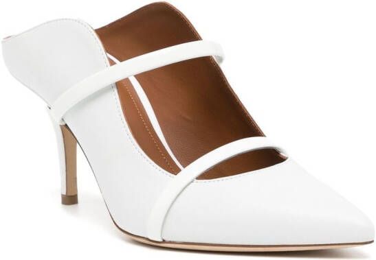 Malone Souliers Maureen 70mm mules White