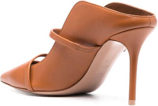 Malone Souliers Maureen 850mm leather mules Brown