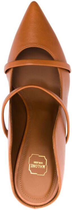 Malone Souliers Maureen 850mm leather mules Brown