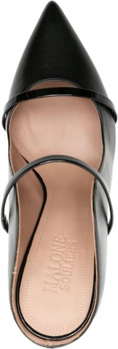 Malone Souliers Maureen 85mm leather mules Black
