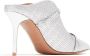 Malone Souliers Maureen 85mm leather mules Silver - Thumbnail 3