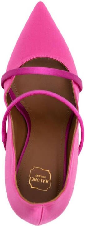 Malone Souliers Maureen pointed-toe mules Pink
