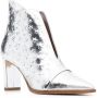 Malone Souliers metallic-effect ankle boots Silver - Thumbnail 2