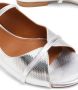 Malone Souliers metallic-effect flat sandals Silver - Thumbnail 2