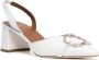Malone Souliers Misha buckled leather pumps White - Thumbnail 2