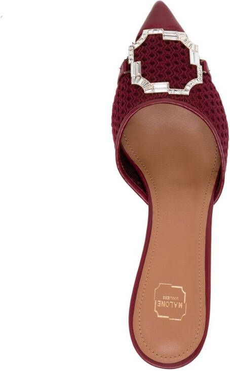 Malone Souliers Missy leather mules Red