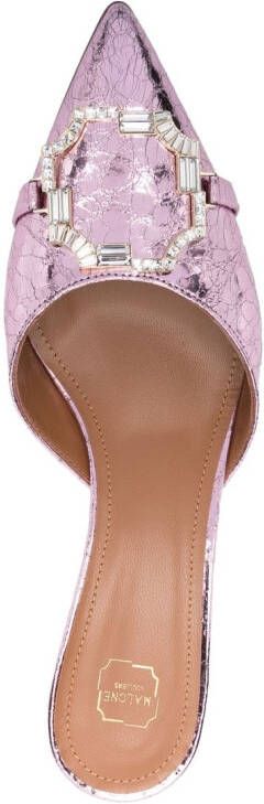 Malone Souliers Missy pointed-toe mules Pink