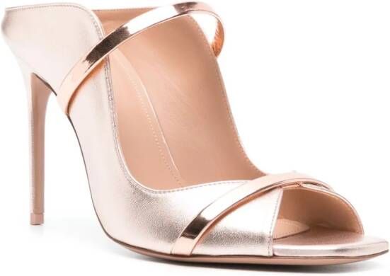 Malone Souliers Noah 90mm metallic sandals Pink
